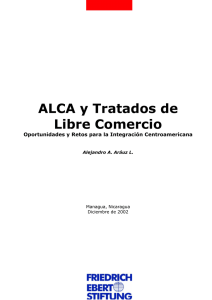 ALCA y Tratados de Libre Comercio