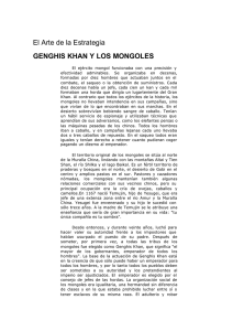 Genghis Khan y los mongoles