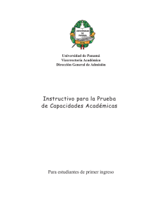 Instructivo - Universidad de Panamá
