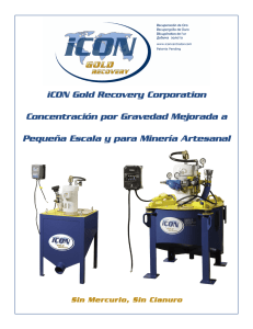 iCON Gold Recovery Corporation Concentración por Gravedad