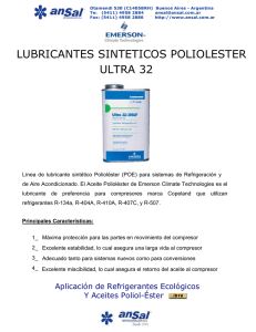 lubricantes sinteticos poliolester ultra 32