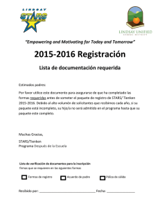 2015-2016 Registración