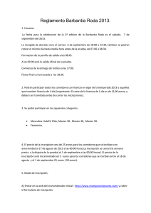 Reglamento Barbantia Roda 2013.