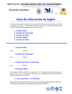 Guía de Liberación de Ingles - instituto tecnologico de cd cuauhtemoc