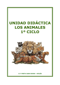 UNIDAD DIDÁCTICA LOS ANIMALES