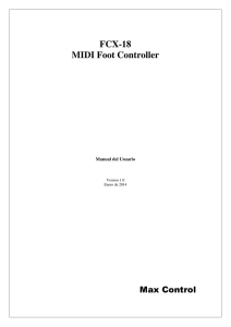 FCX-18 MIDI Foot Controller