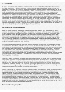2.2.3. Orografía El relieve de los Campos de Calatrava y Montiel