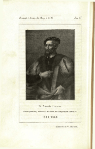 D . ANDRÉS LAGUNA Conde palatino, Médico de Cámara del