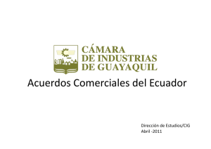 Acuerdos Comerciales del Ecuador