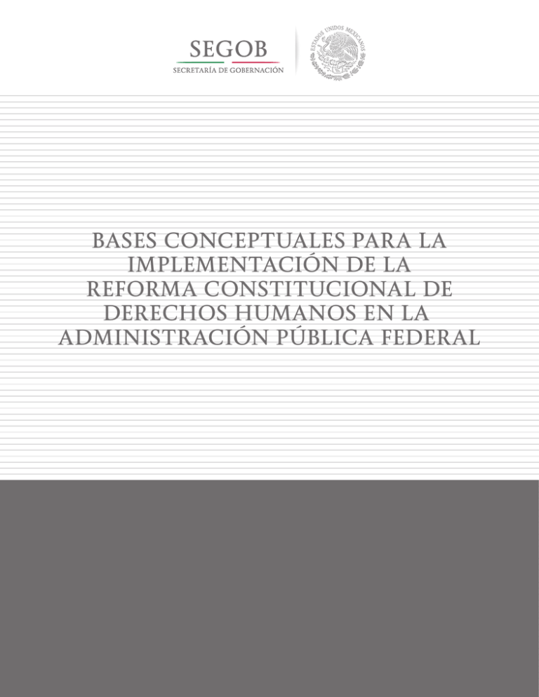 Bases Conceptuales Para La Implementaci N De La Reforma