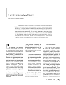 El sector informal en México
