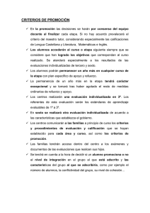 criterios de promoción - CEIP Gonzalo Fernández de Córdoba