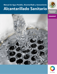Alcantarillado Sanitario - Comisión Nacional del Agua