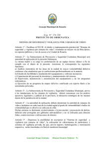proyecto de ordenanza - Concejo Municipal de Rosario