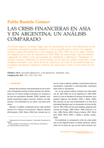 las crisis financieras en asia y en argentina: un