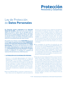 Ley de Protección de Datos Personales