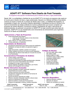 ADAPT-PT® Software Para Diseño de Post