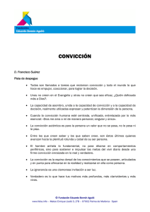 CONVICCIÓN - Fundación Eduardo Bonnín Aguiló