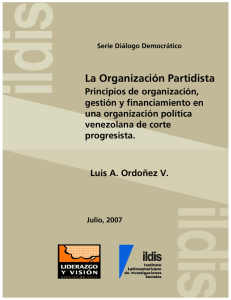 La organizacion partidista