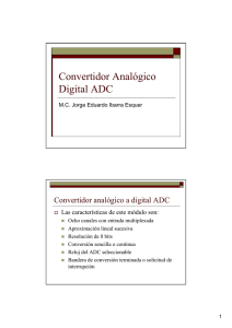 Convertidor Analógico Digital ADC