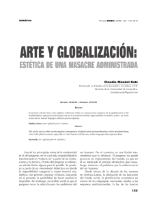 arte y globalización: estética de una masacre administrada