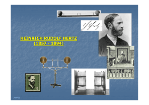 HEINRICH RUDOLF HERTZ (1857