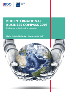 BDO INTERNATIONAL BUSINESS COMPASS 2016