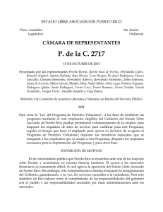 P. de la C. 2717 - Cámara de Representantes