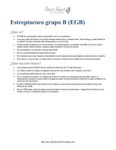 Estreptococo grupo B (EGB)