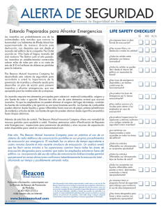 Safety Alert - Emergency Preparedness (Spanish)