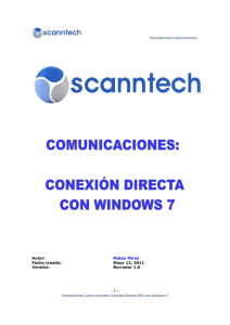 Conexión directa Windows 7