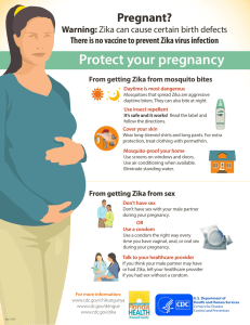 Pregnant? Warning: Zika can cause certain birth