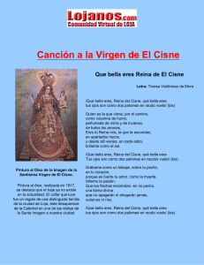 Canción a la Virgen de El Cisne