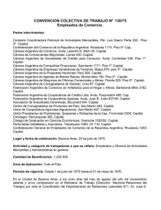 CONVENCION COLECTIVA DE TRABAJO Nº 130/75 Empleados de