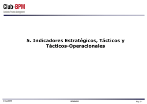 5 - Indicadores Tacticos - Estratégicos y Operacionales