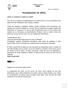 2. Redes TRANSMISION DE SEÑAL