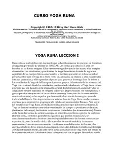 yoga runa leccion i - Rune Magic Introduction