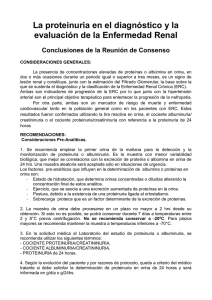 Consenso Uruguayo de Proteinuria. 2011.