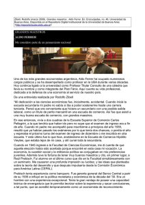 Grandes maestros : Aldo Ferrer - Repositorio Digital Institucional