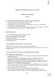 Prospecto - Agencia Española de Medicamentos y Productos