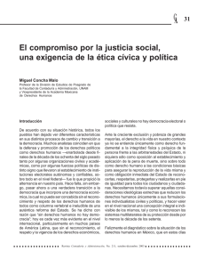 El compromiso por la justicia social, una - E-journal