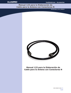 Manual 123 para la Elaboración de Cable para la Antena