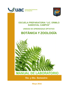 manual de botánica y zoología