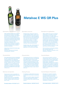 Metalvac E WS QR Plus - Metallized paper for re