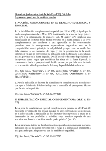 Síntesis de jurisprudencia de la Sala Penal TSJ Córdoba