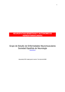 Neuropatias sensitivas y autónomicas hereditarias