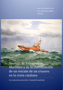 Análisis de Salvamento Marítimo y de la coordinación de un rescate