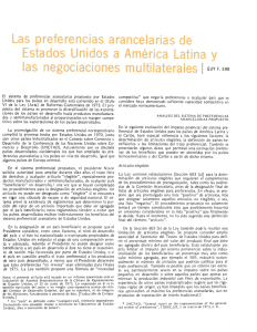 Las preferencias arancelarias de Estados Unidos a América Latina