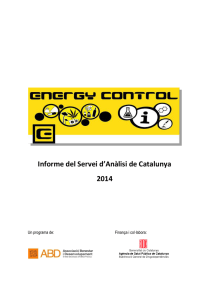 Informe del Servei d`Anàlisi de Catalunya 2014
