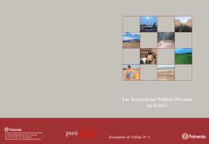 Asociaciones Publico Privadas en Peru